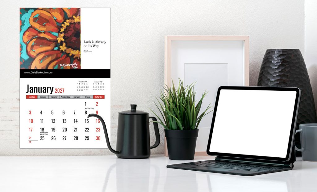 Dale Berkebile 2027 Art Calendar